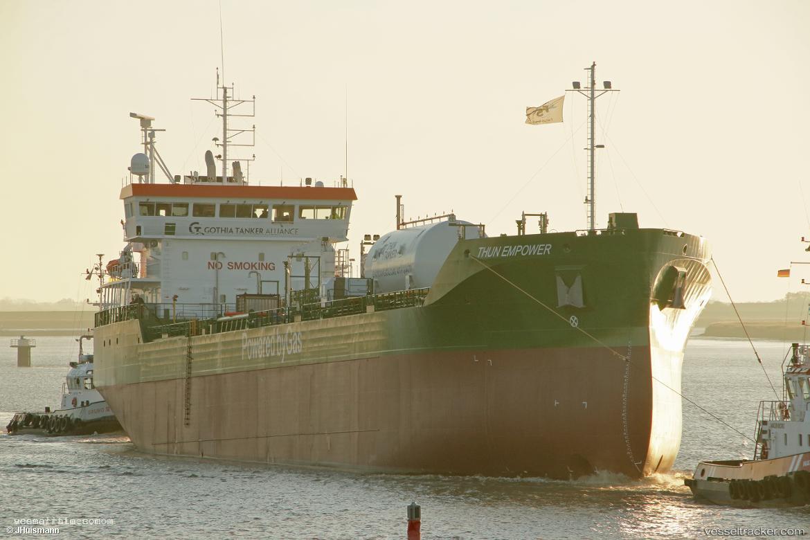 Thun-Empower - Chemical Oil Products Tanker vessel registered in Netherlands