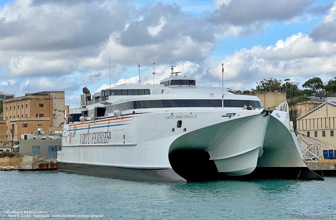 Saint-John-Paul-Ii - Passenger Ro Ro Cargo Ship vessel registered in Malta