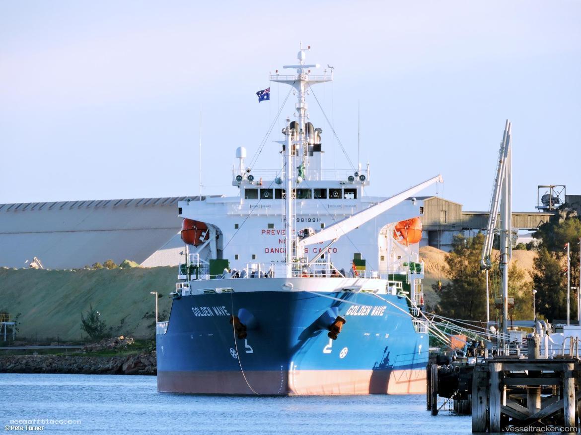 Golden-Wave - Chemical Oil Products Tanker vessel registered in Panama