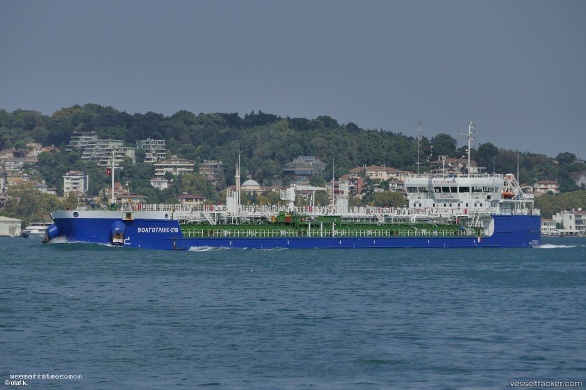 Volgotrans-2701 - Chemical Oil Products Tanker vessel registered in Russia
