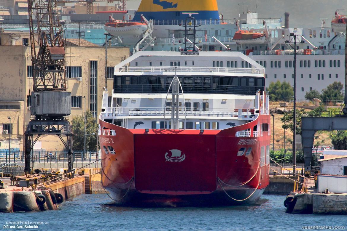 Protoporos-X - Passenger Ro Ro Cargo Ship vessel registered in Greece
