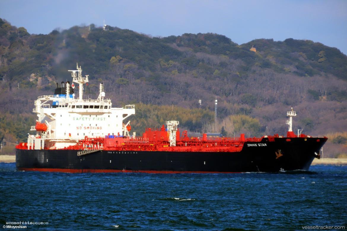 Ionian-Star - Chemical Oil Products Tanker vessel registered in Marshall Islands