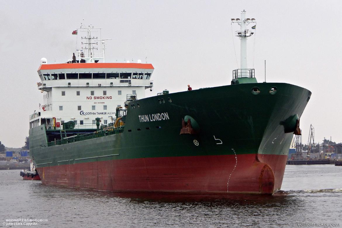 Thun-London - Chemical Oil Products Tanker vessel registered in Netherlands