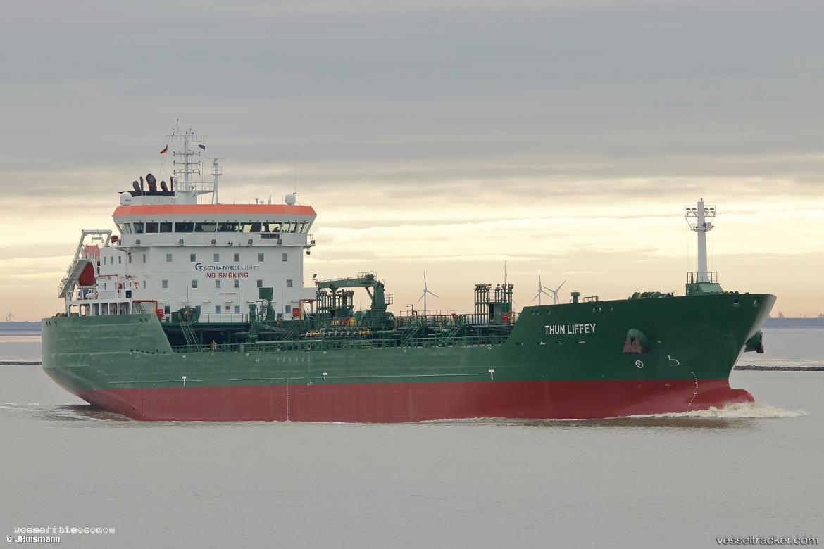 Thun-Liffey - Chemical Oil Products Tanker vessel registered in Netherlands