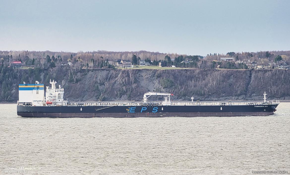Tyrrhenian-Sea - Crude Oil Tanker vessel registered in Liberia