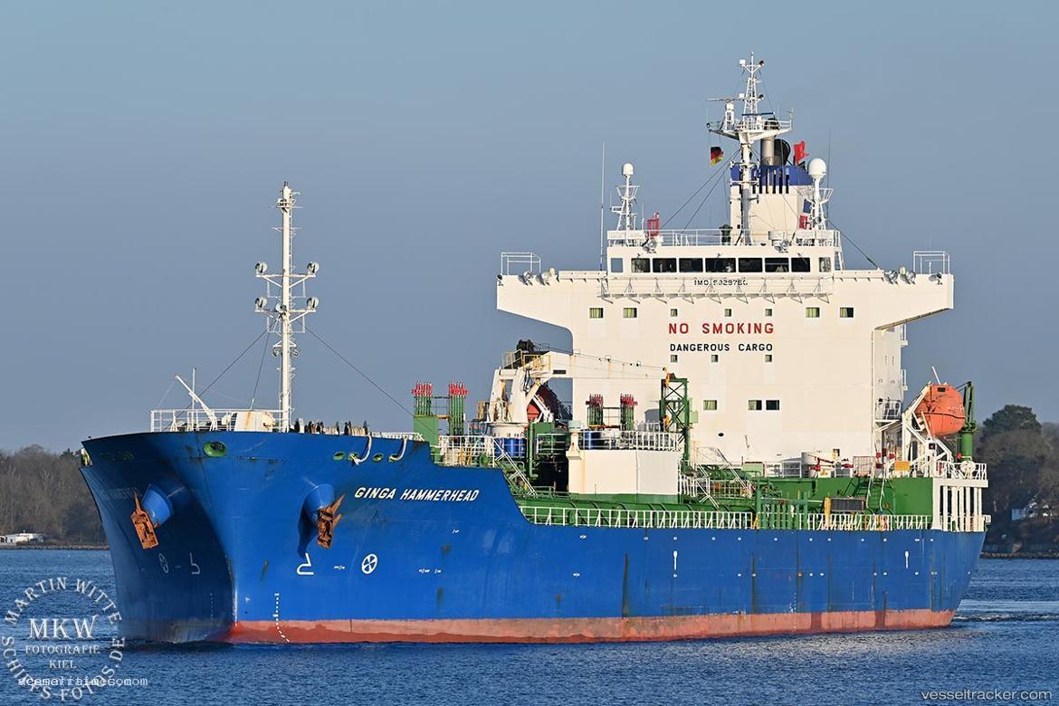 Ginga-Hammerhead - Chemical Oil Products Tanker vessel registered in Singapore
