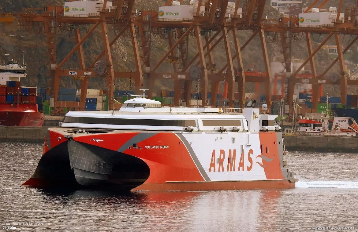 Volcan-De-Tagoro - Passenger Ro Ro Cargo Ship vessel registered in Spain