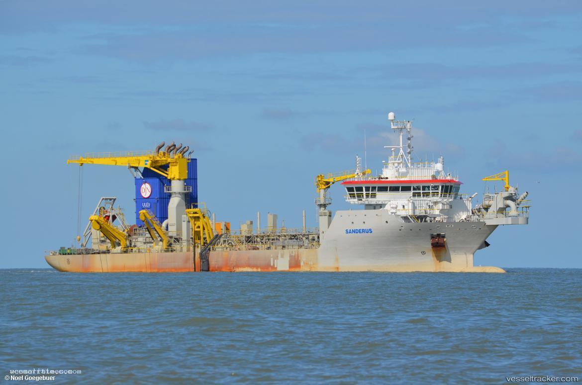 Sanderus - Hopper Dredger vessel registered in Luxembourg