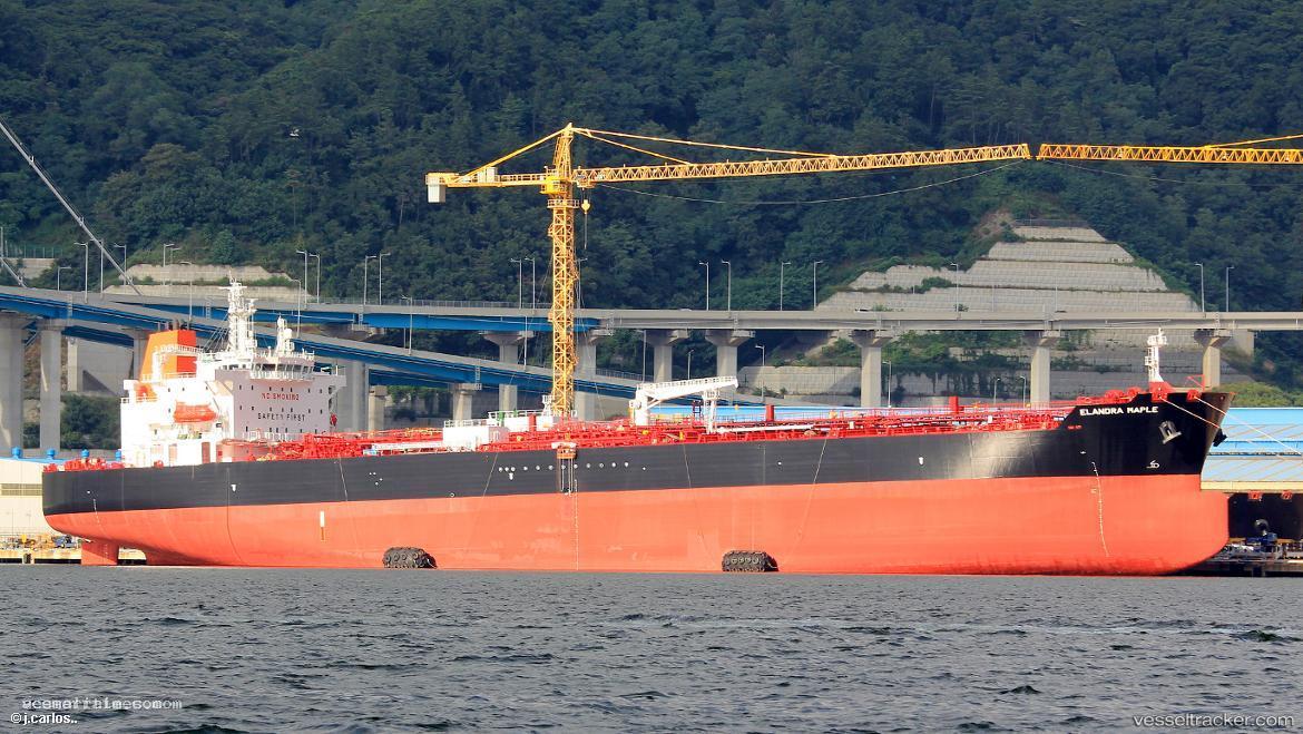 Elandra-Maple - Chemical Oil Products Tanker vessel registered in Liberia