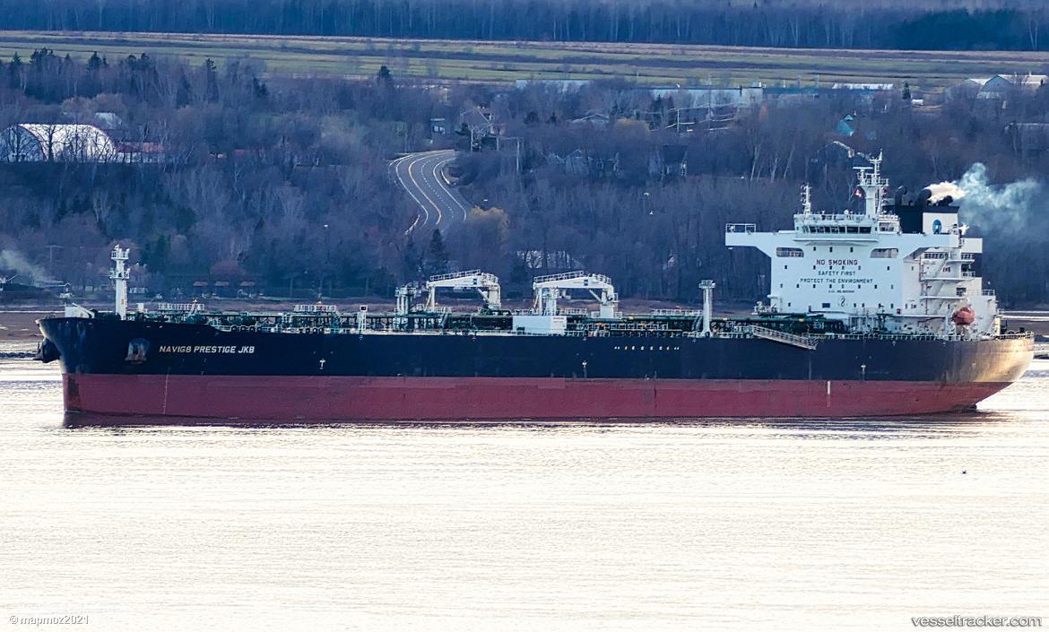 Navig8-Prestige-Jkb - Crude Oil Tanker vessel registered in Singapore