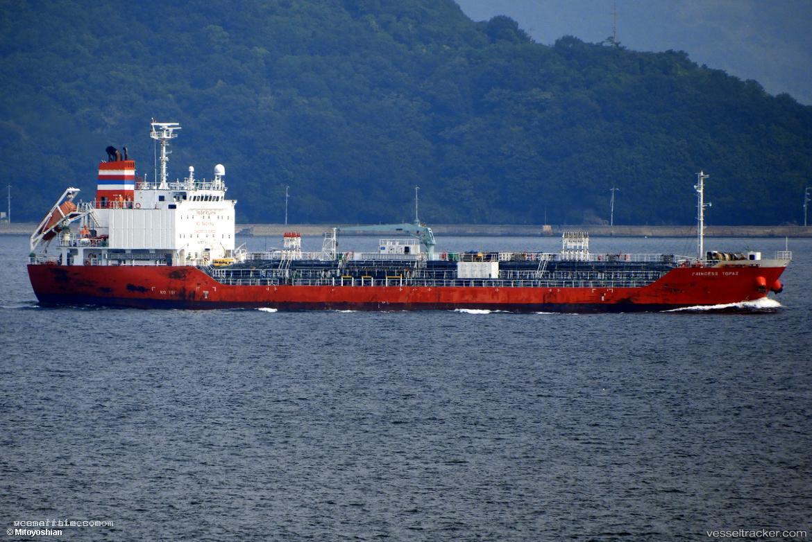 Princess-Topaz - Chemical Oil Products Tanker vessel registered in Panama