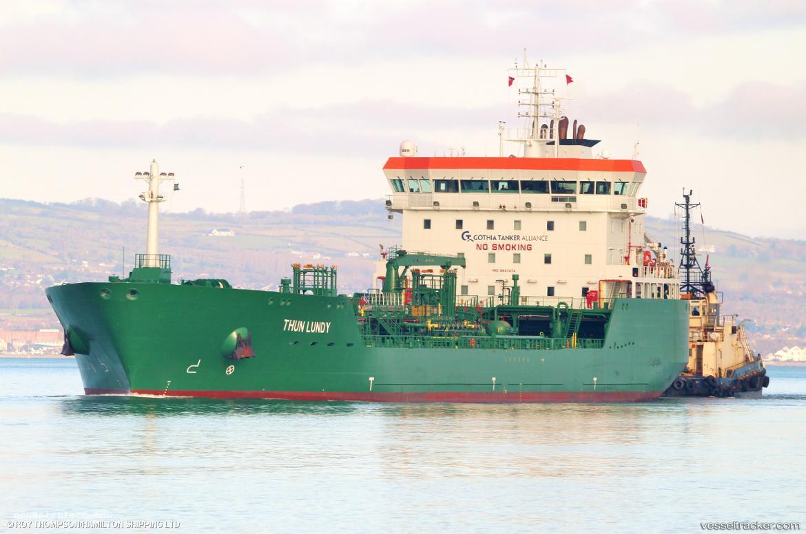 Thun-Lundy - Chemical Oil Products Tanker vessel registered in Netherlands
