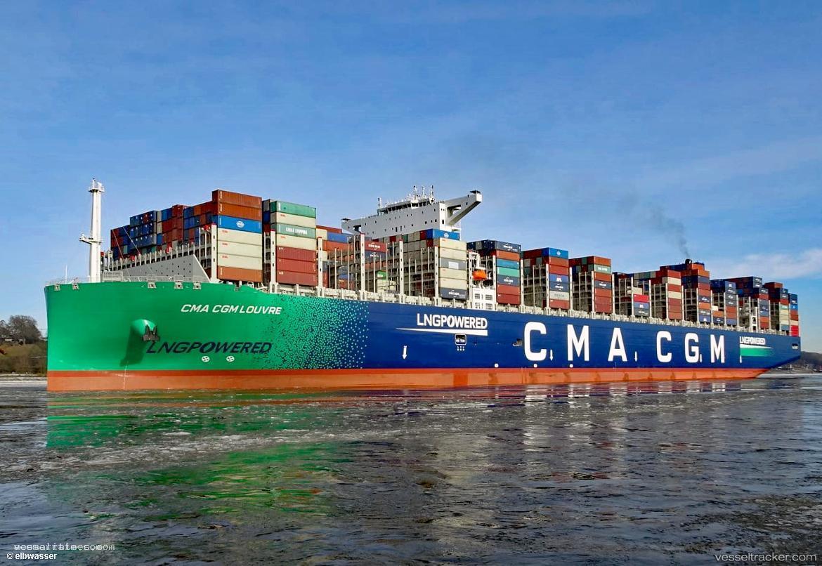Cma-Cgm-Louvre - Container Ship vessel registered in France