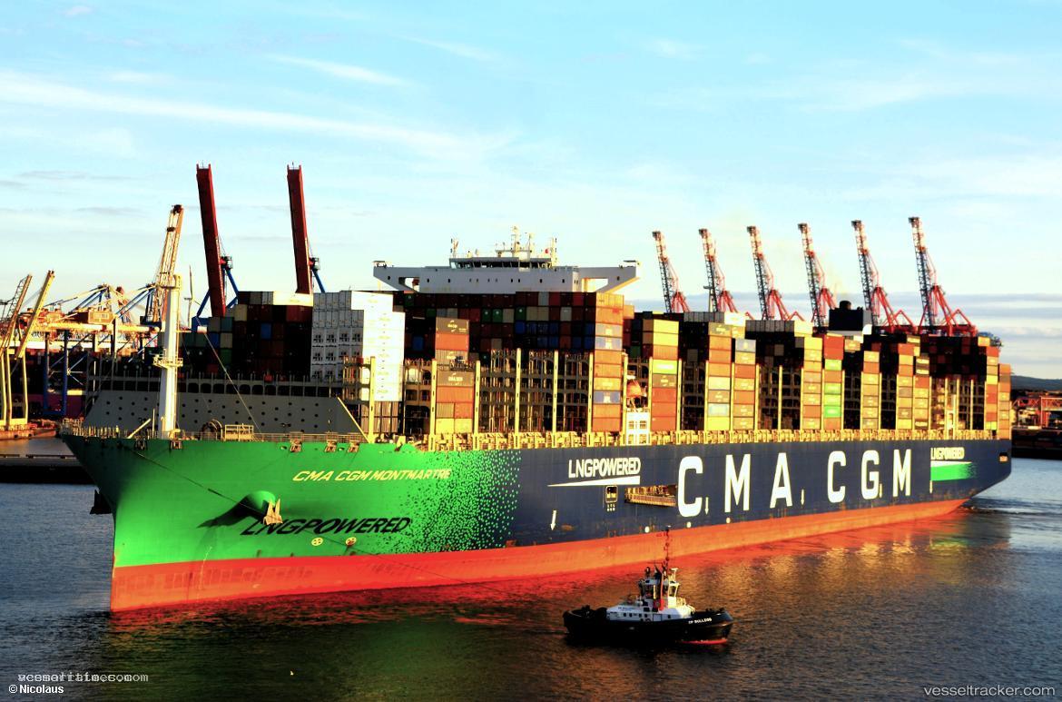 Cma-Cgm-Montmartre - Container Ship vessel registered in France