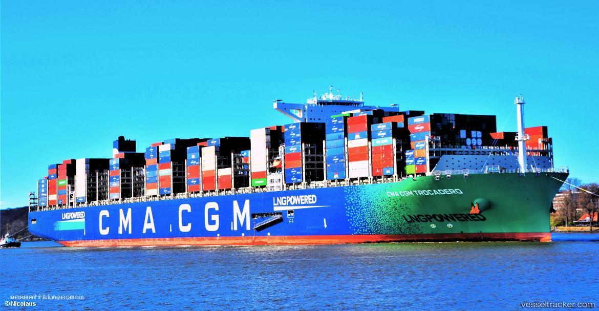 Cma-Cgm-Trocadero - Container Ship vessel registered in France