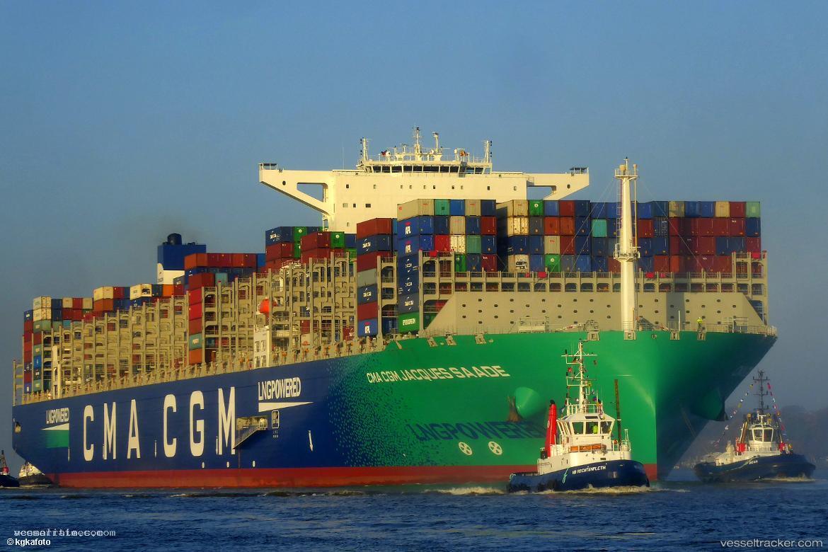 Cmacgm-Jacques-Saade - Container Ship vessel registered in France