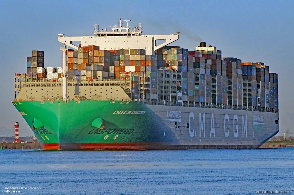 Cma-Cgm-Concorde - Container Ship vessel registered in France