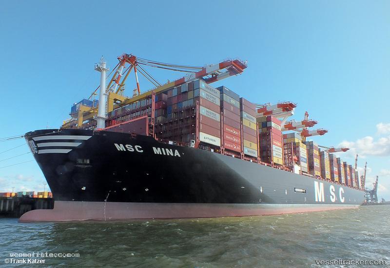 Msc-Mina - Container Ship vessel registered in Panama