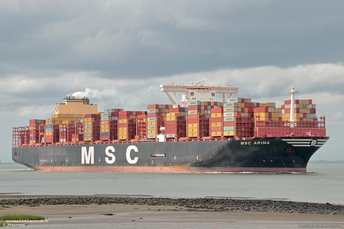 Msc-Arina - Container Ship vessel registered in Panama