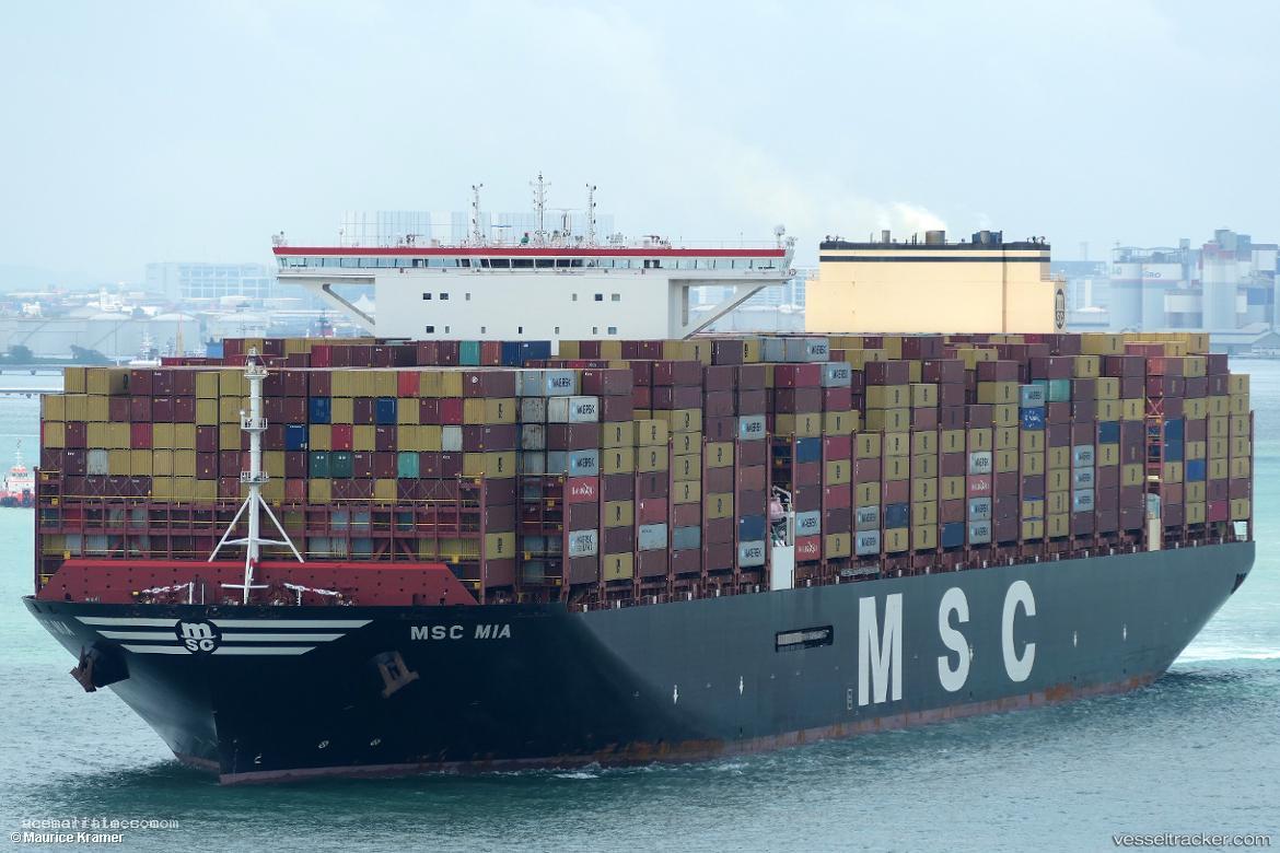 Msc-Mia - Container Ship vessel registered in Panama