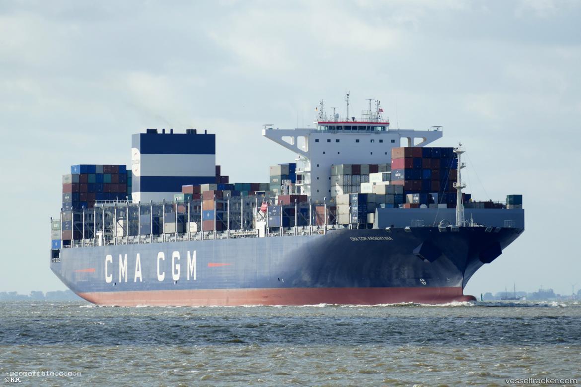 Cma-Cgm-Argentina - Container Ship vessel registered in Malta