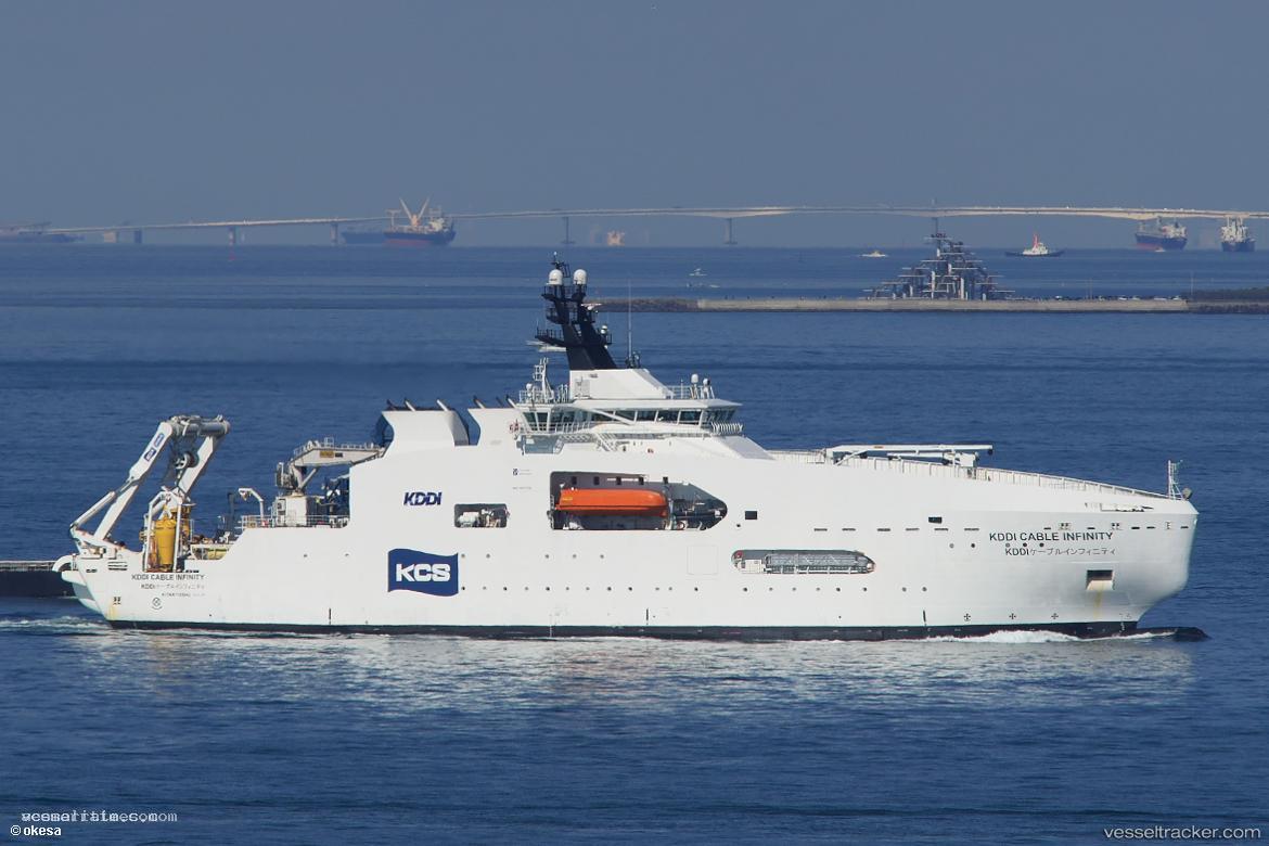 Kddi-Cable-Infinity - Cable Layer vessel registered in Japan