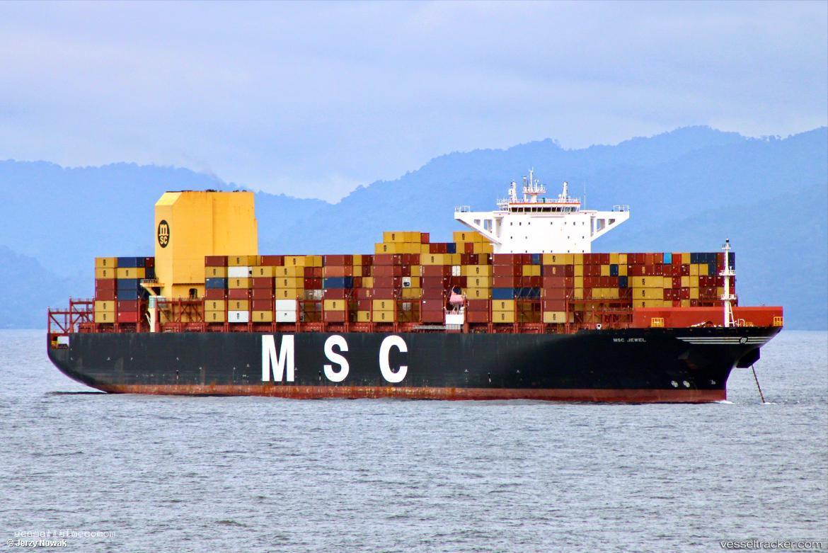 Msc-Jewel - Container Ship vessel registered in Liberia