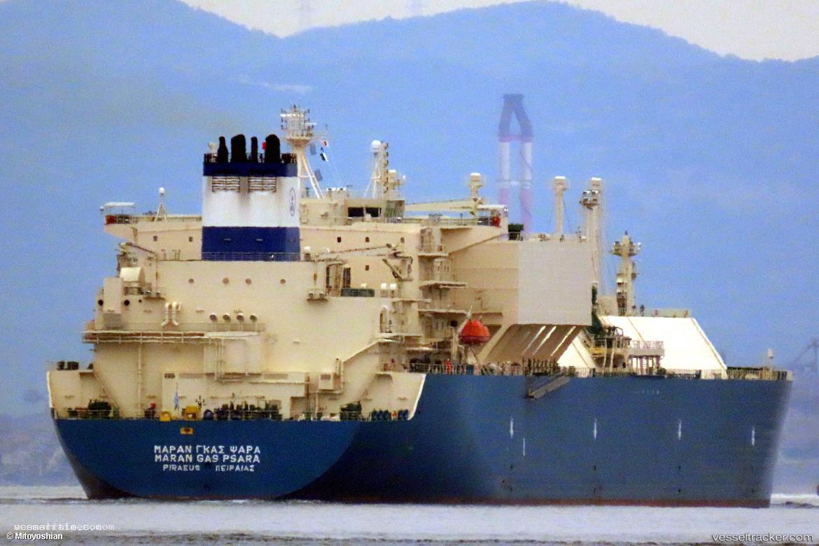 Maran-Gas-Psara - Lng Tanker vessel registered in Greece