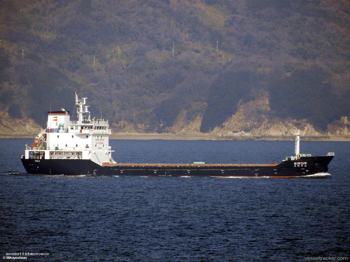Sirius - General Cargo Ship vessel registered in South Korea