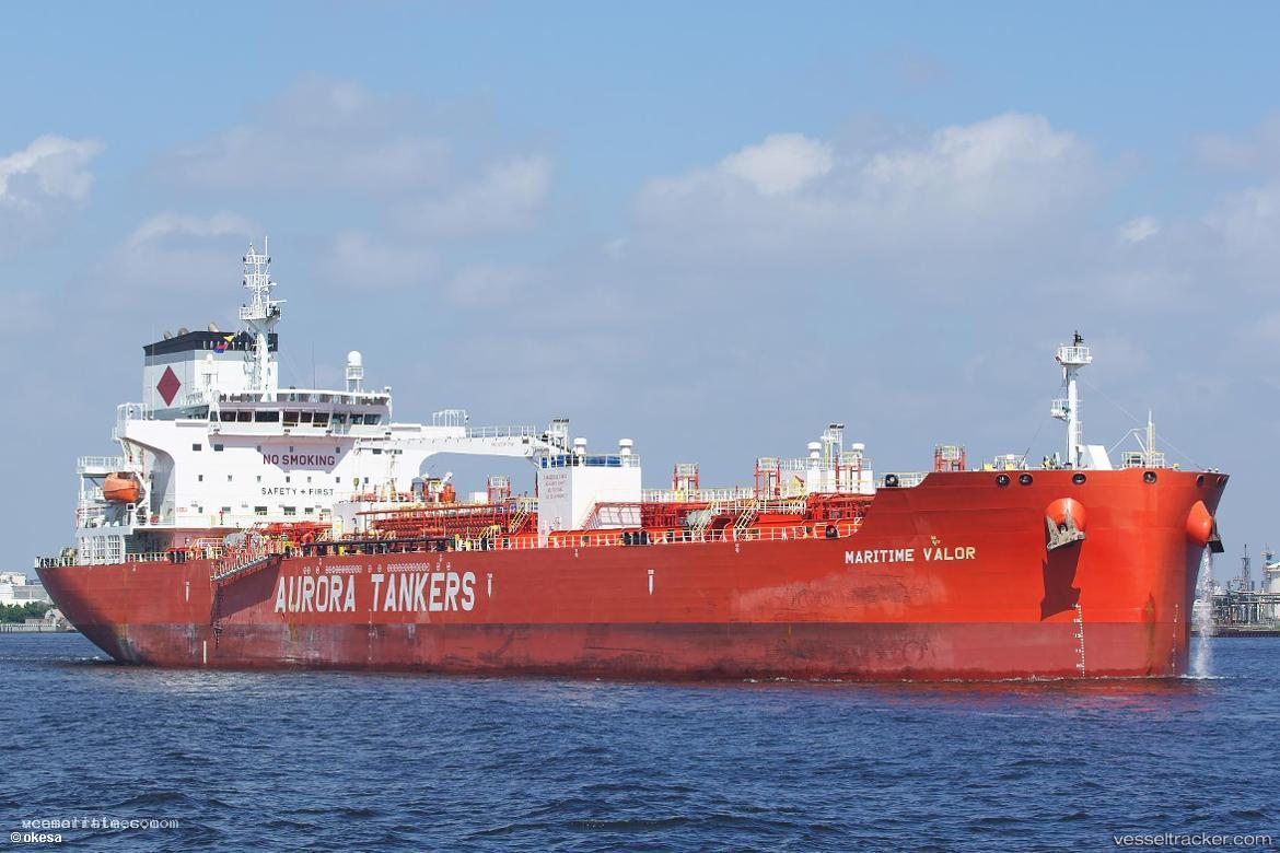 Maritime-Valor - Chemical Oil Products Tanker vessel registered in Singapore