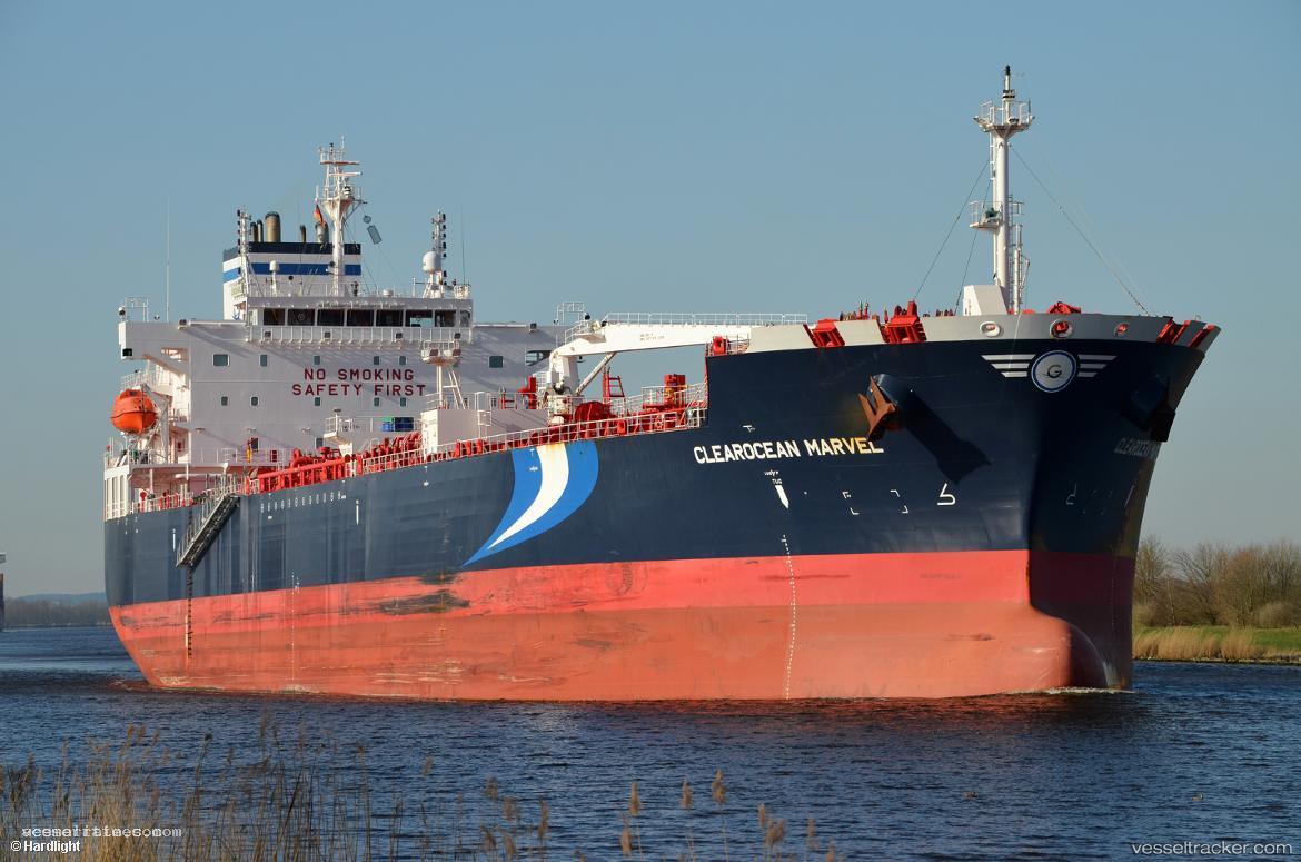 Clearocean-Marvel - Chemical Oil Products Tanker vessel registered in Liberia