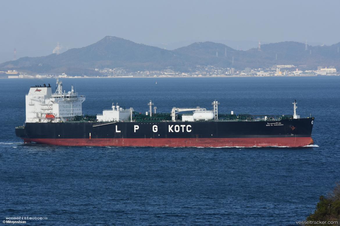 Gas-Al-Ahmadiah - Lpg Tanker vessel registered in Kuwait
