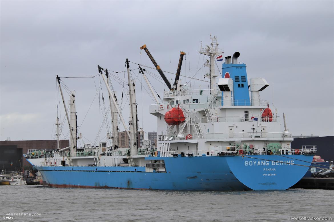 Boyang-Bering - Refrigerated Cargo Ship vessel registered in Panama