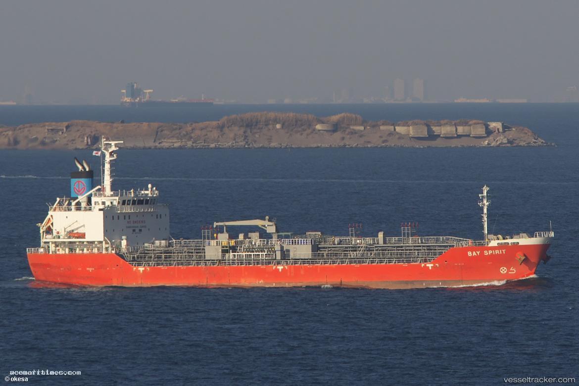 Bay-Spirit - Chemical Oil Products Tanker vessel registered in Liberia
