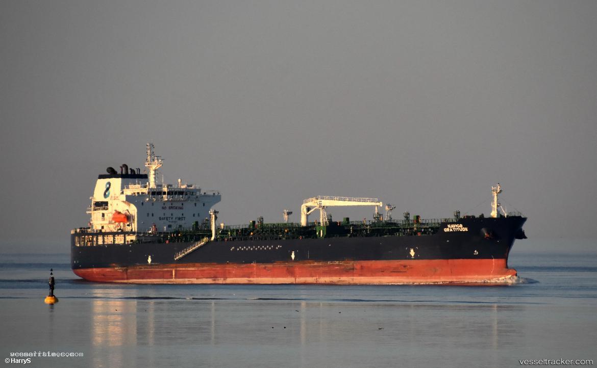 Navig8-Gratitude - Chemical Oil Products Tanker vessel registered in Singapore