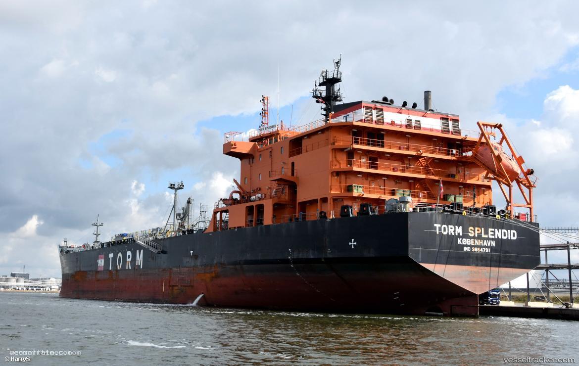 Torm-Splendid - Chemical Oil Products Tanker vessel registered in Denmark