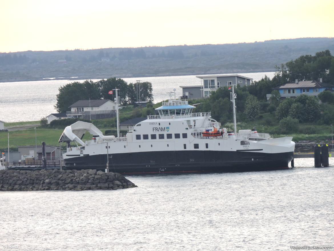 Smola - Passenger Ro Ro Cargo Ship vessel registered in Norway