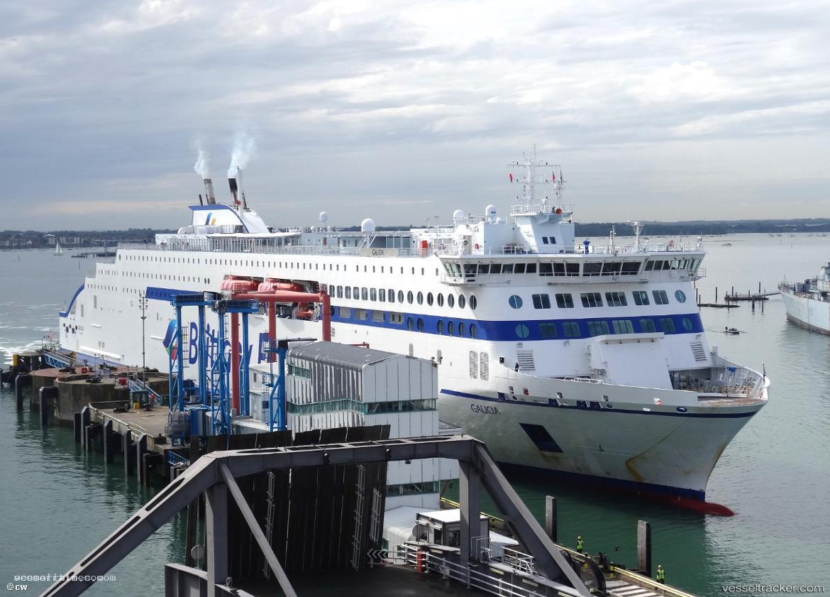 Galicia - Passenger Ro Ro Cargo Ship vessel registered in France
