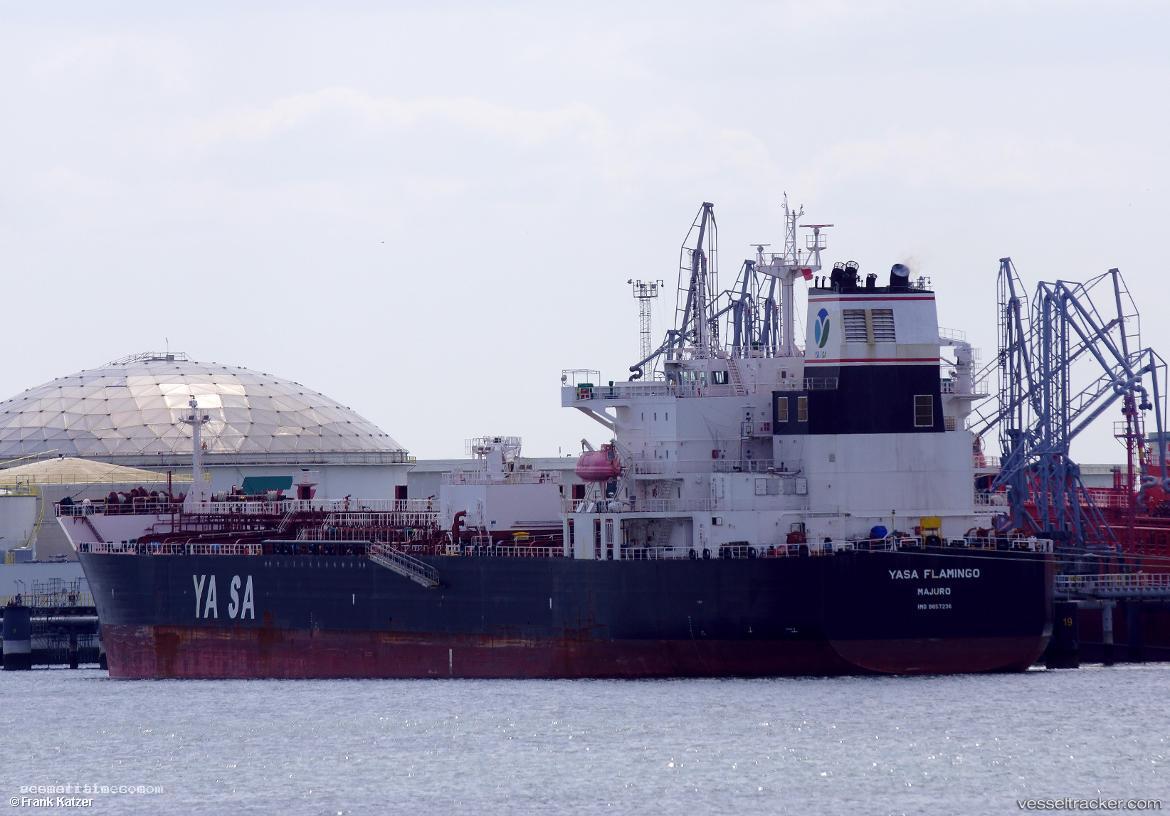 Yasa-Flamingo - Chemical Oil Products Tanker vessel registered in Marshall Islands