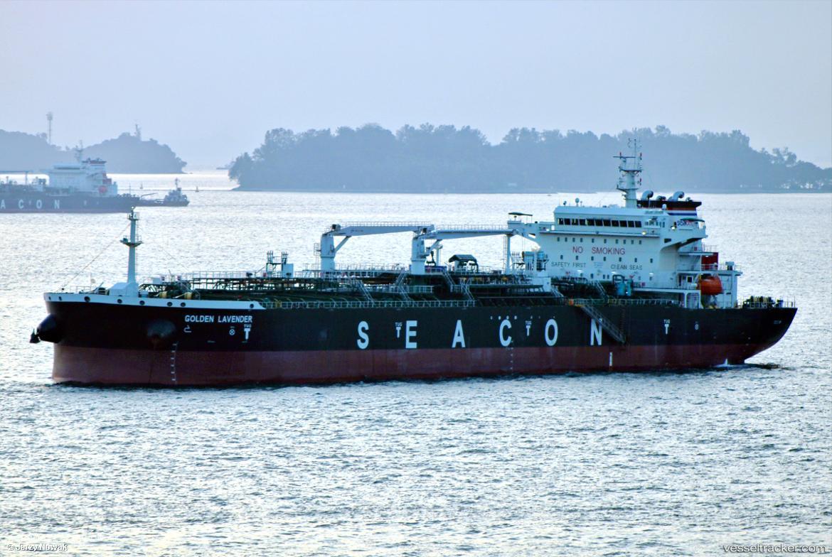 Moriarty - Chemical Oil Products Tanker vessel registered in Liberia
