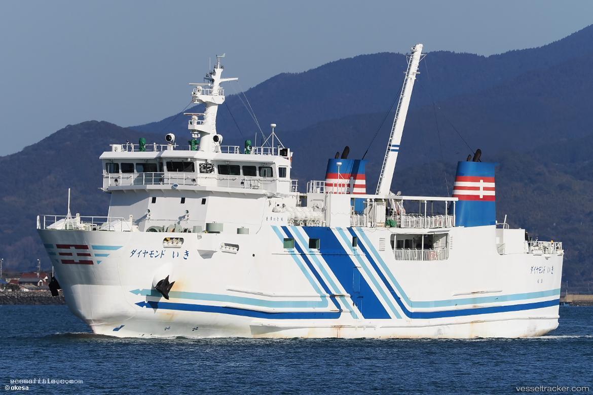 Diamond-Iki - Passenger Ro Ro Cargo Ship vessel registered in Japan
