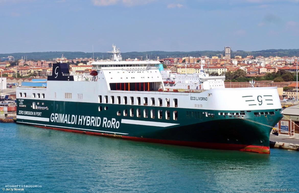 Eco-Livorno - Ro Ro Cargo Ship vessel registered in Italy