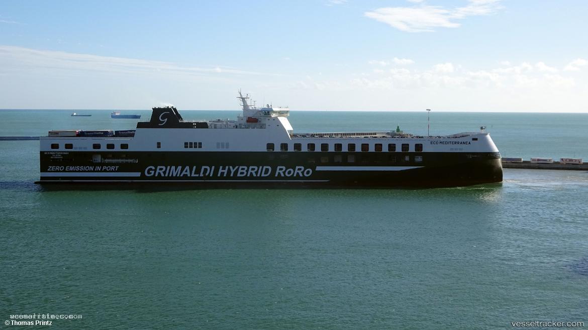 Eco-Mediterranea - Ro Ro Cargo Ship vessel registered in Italy