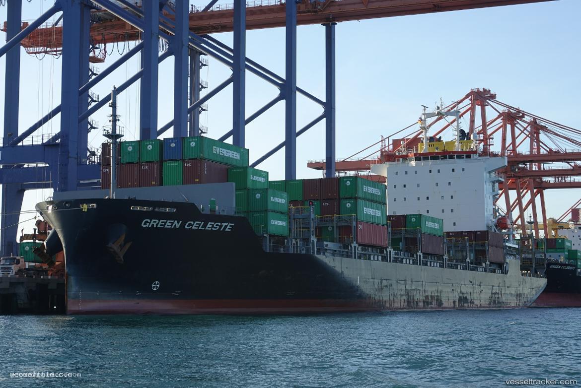 Green-Celeste - Container Ship vessel registered in Panama