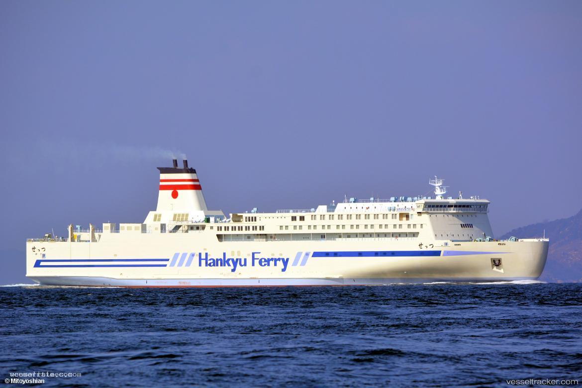 Settsu - Passenger Ro Ro Cargo Ship vessel registered in Japan