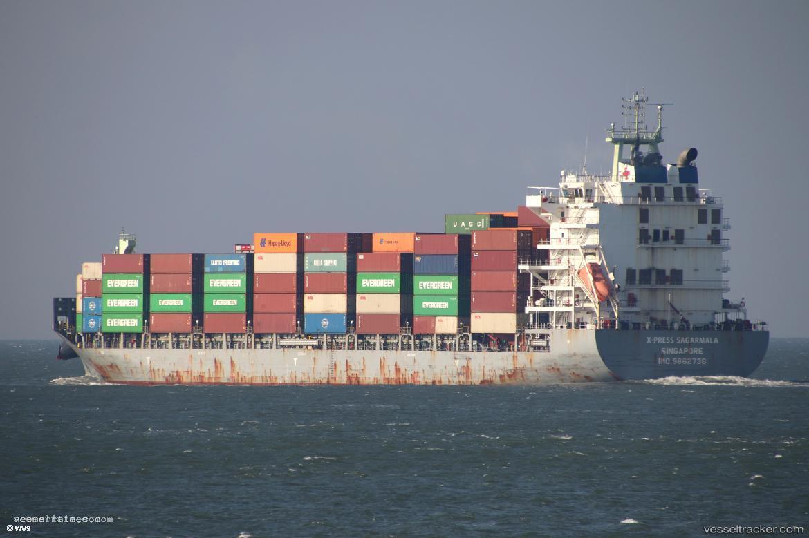X-press-Sagarmala - Container Ship vessel registered in Singapore
