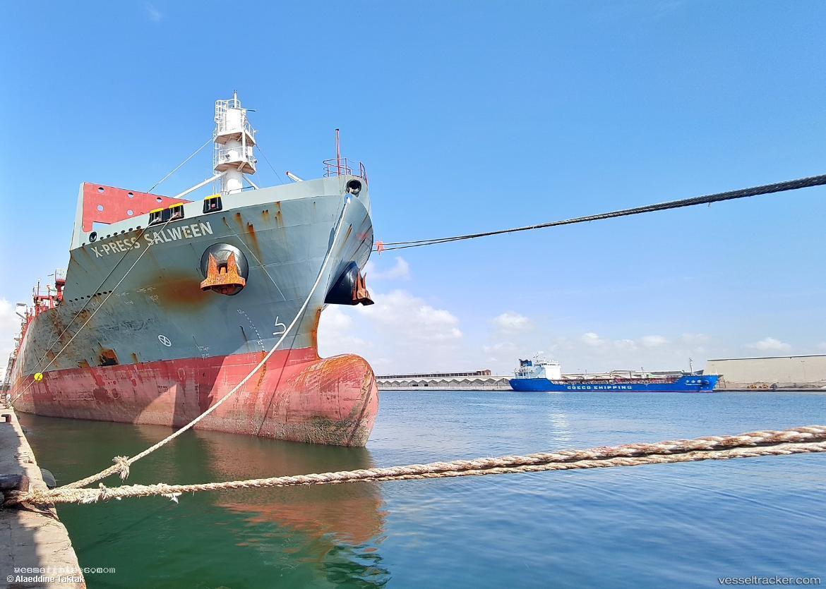 X-press-Salween - Container Ship vessel registered in Singapore