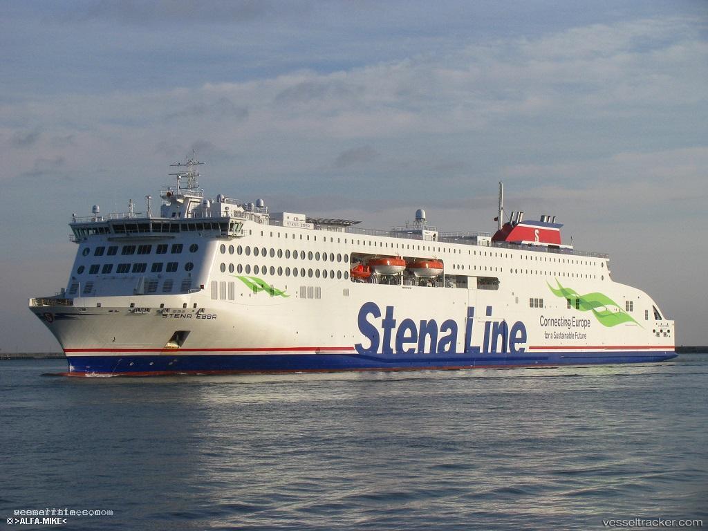 Stena-Ebba - Passenger Ro Ro Cargo Ship vessel registered in Denmark