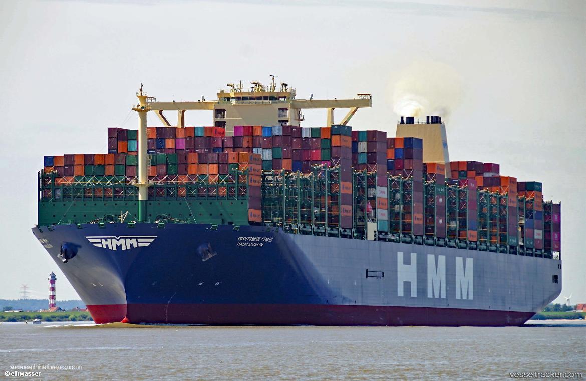 Hmm-Dublin - Container Ship vessel registered in South Korea