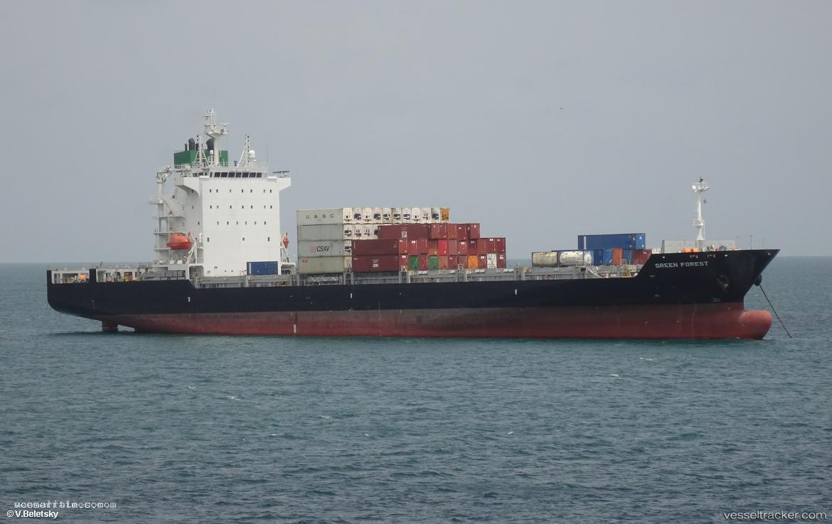 Green-Forest - Container Ship vessel registered in Singapore